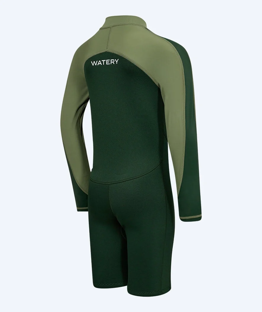 Watery UV wetsuit for kids - Calypso Long Sleeve - Green/light green - Image 11