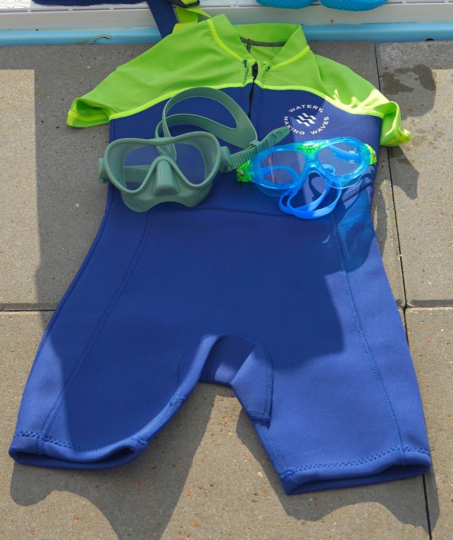 Watery UV wetsuit for kids - Calypso Long Sleeve - Atlantic Green - Image 5