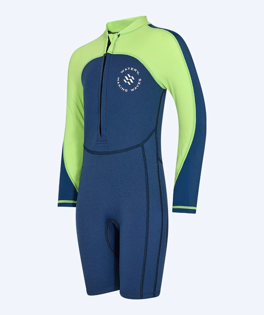 Watery UV wetsuit for kids - Calypso Long Sleeve - Atlantic Green - Image 7