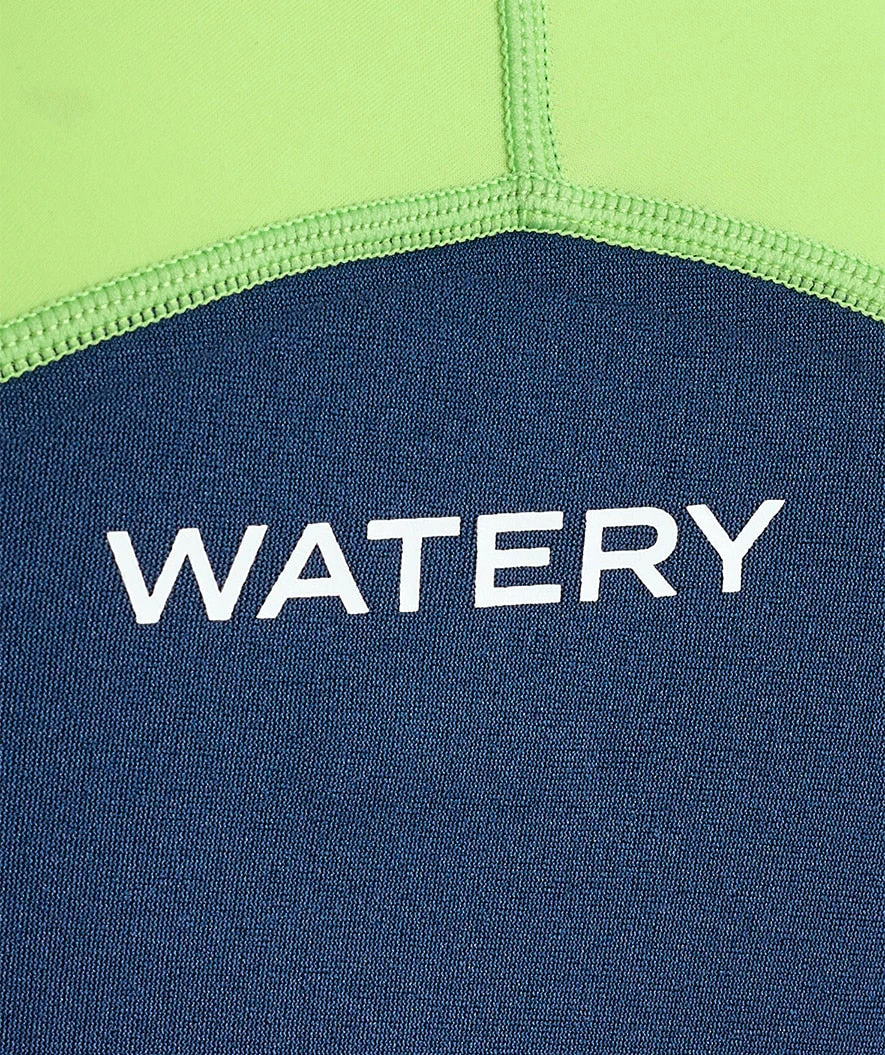 Watery UV wetsuit for kids - Calypso Long Sleeve - Atlantic Green - Image 9