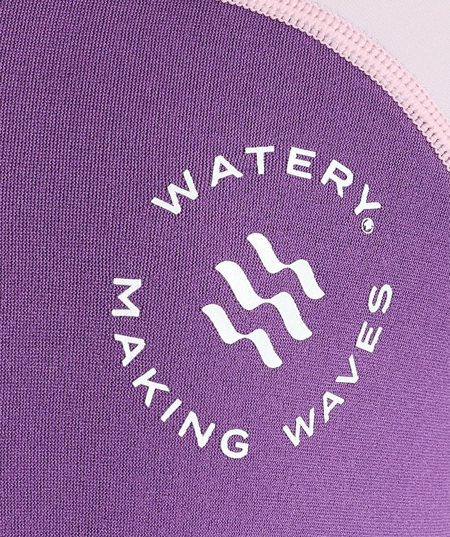 Watery UV wetsuit for kids - Calypso Long Sleeve - Atlantic Purple - Image 10