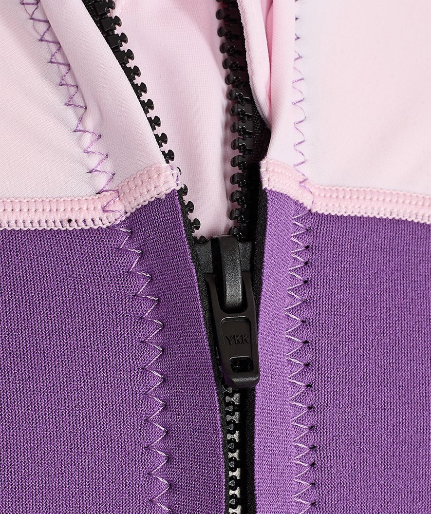 Watery UV wetsuit for kids - Calypso Long Sleeve - Atlantic Purple - Image 11
