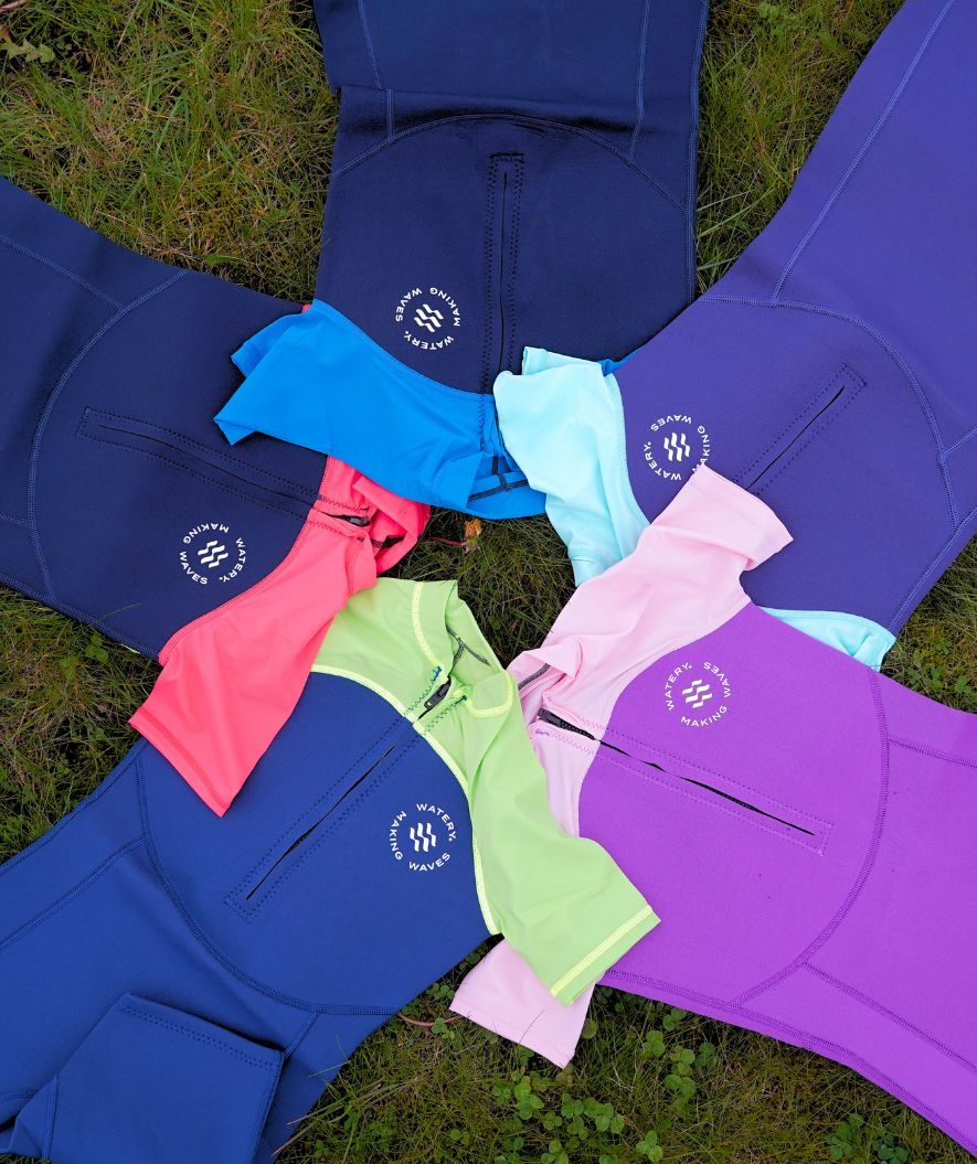 Watery UV wetsuit for kids - Calypso Long Sleeve - Atlantic Purple - Image 4