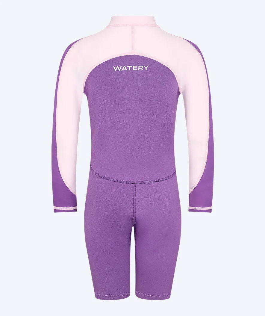 Watery UV wetsuit for kids - Calypso Long Sleeve - Atlantic Purple - Image 6