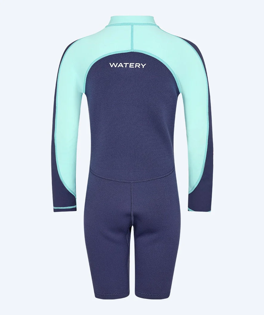Watery UV wetsuit for kids - Calypso Long Sleeve - Atlantic Turquoise - Image 3