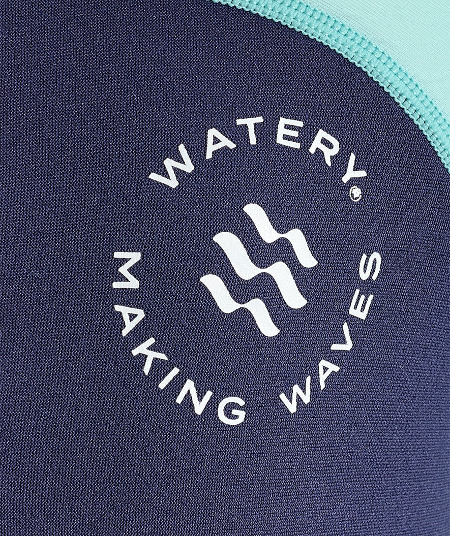 Watery UV wetsuit for kids - Calypso Long Sleeve - Atlantic Turquoise - Image 9