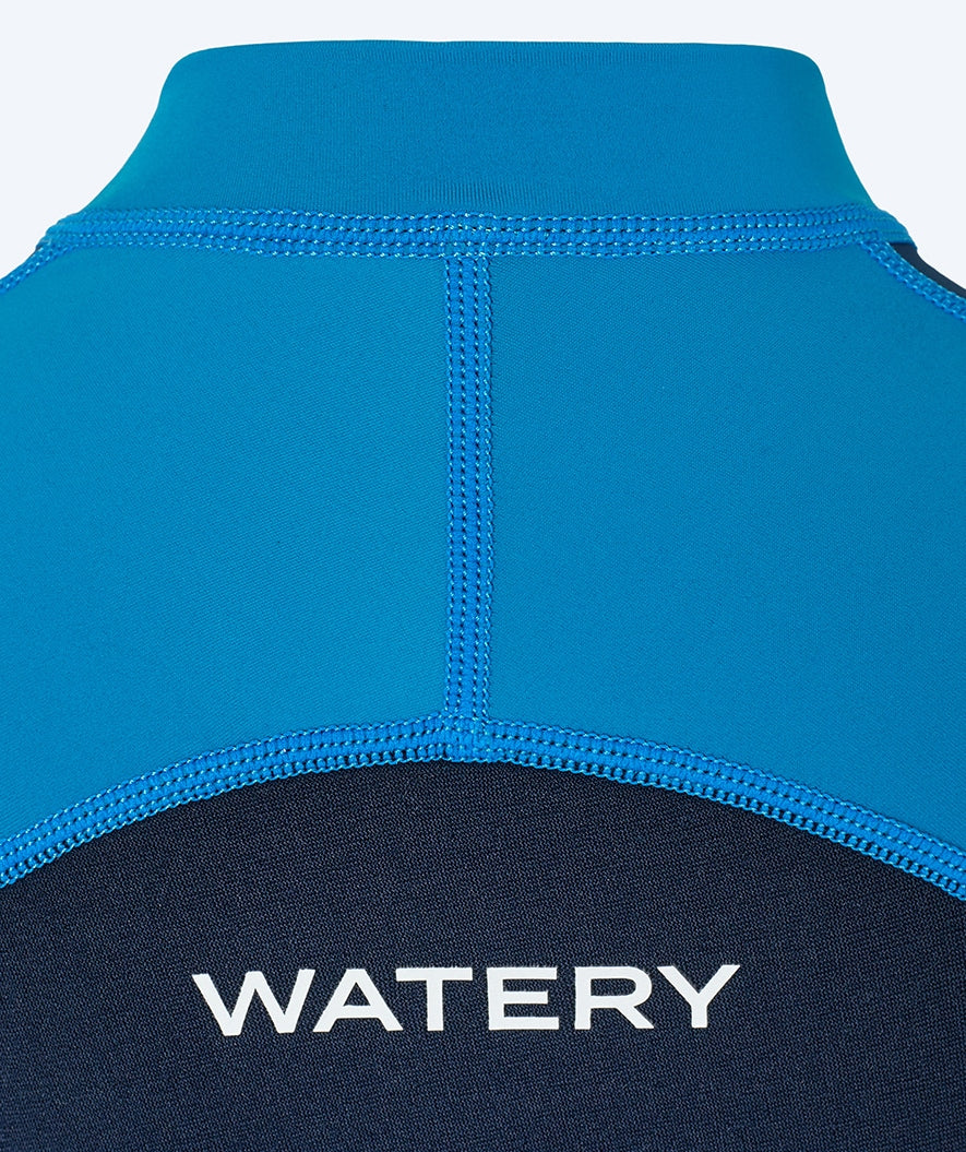 Watery UV wetsuit for kids - Calypso Long Sleeve - Blue/dark blue - Image 11