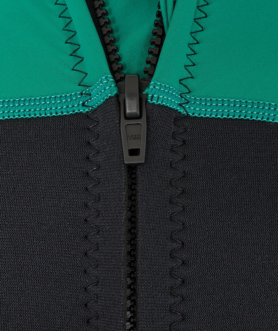 Watery UV wetsuit for kids - Calypso Long Sleeve - Green/black - Image 11