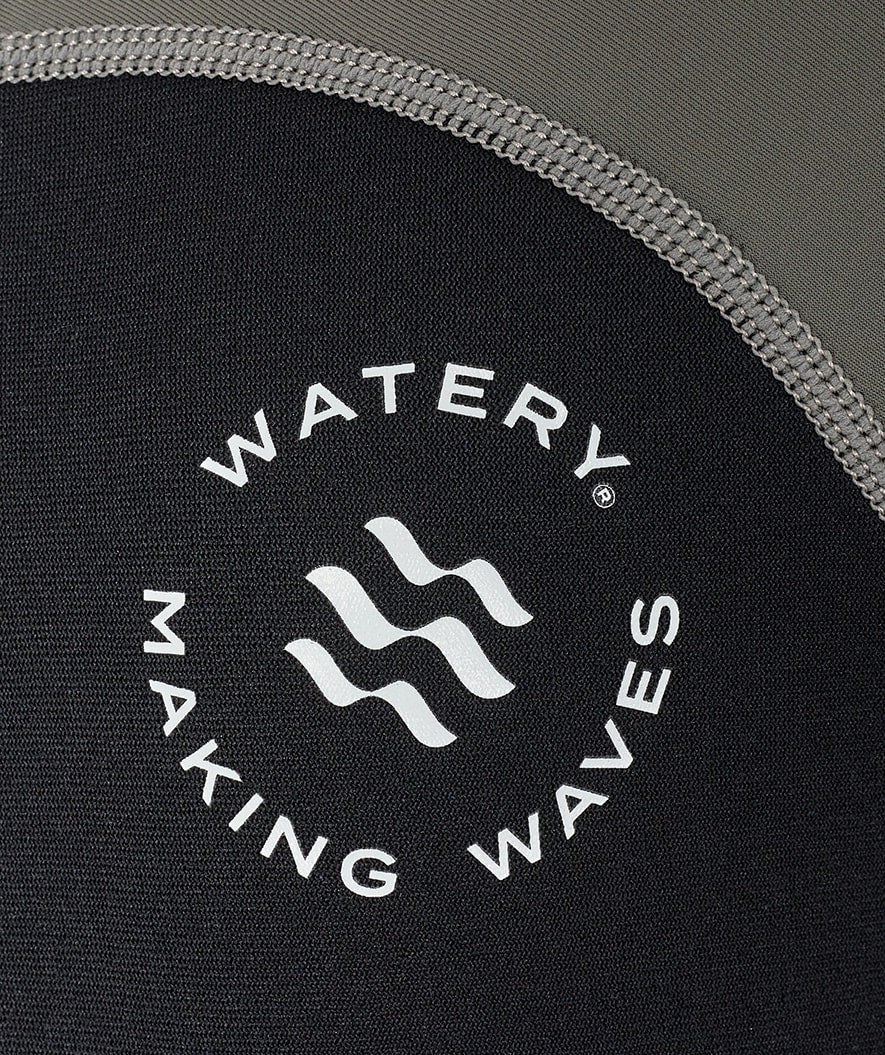 Watery UV wetsuit for kids - Calypso Long Sleeve - Grey/black - Image 12