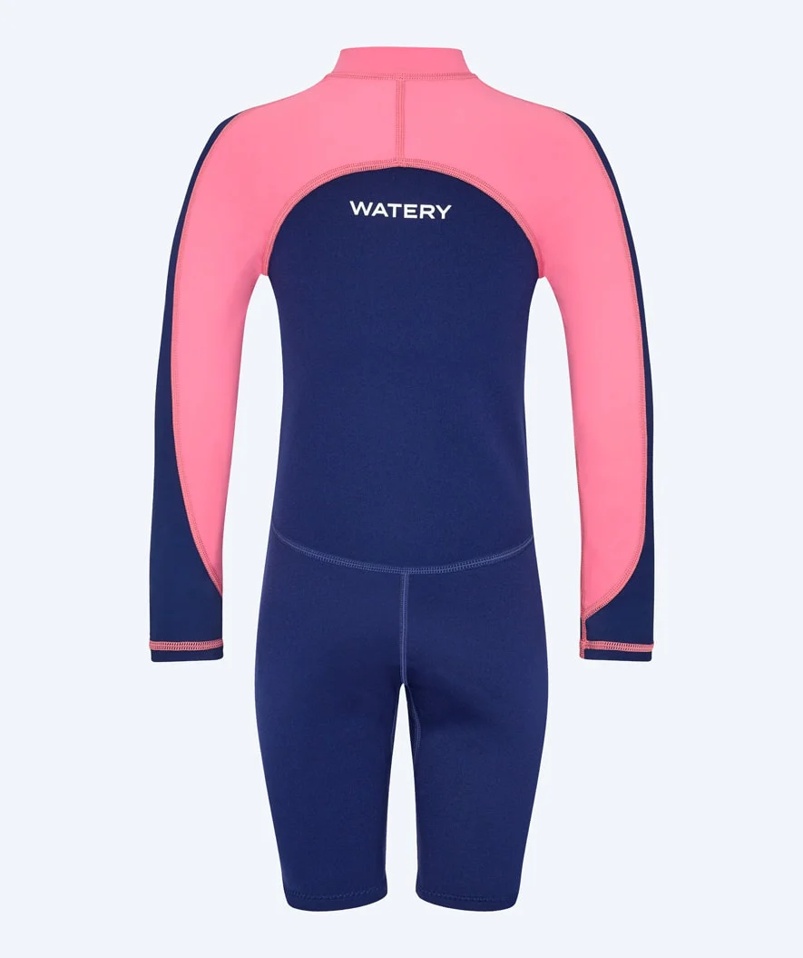 Watery UV wetsuit for kids - Calypso Long Sleeve - Pink - Image 3