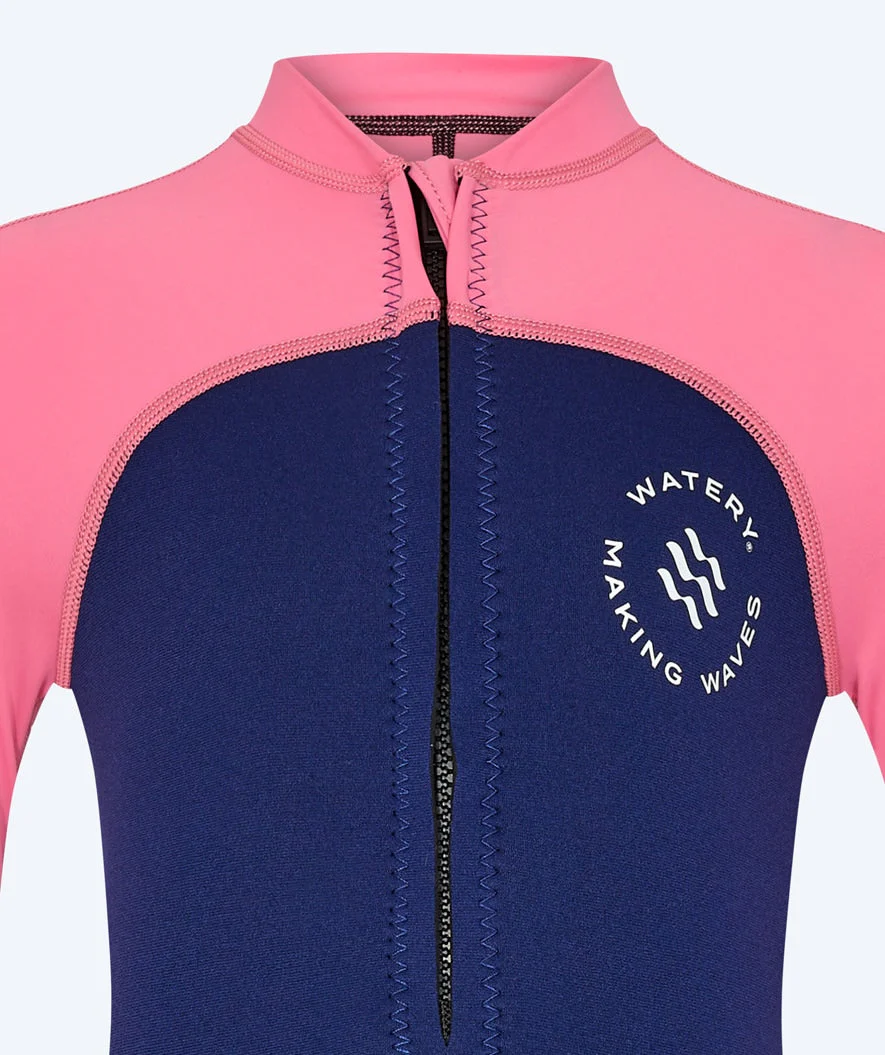 Watery UV wetsuit for kids - Calypso Long Sleeve - Pink - Image 7