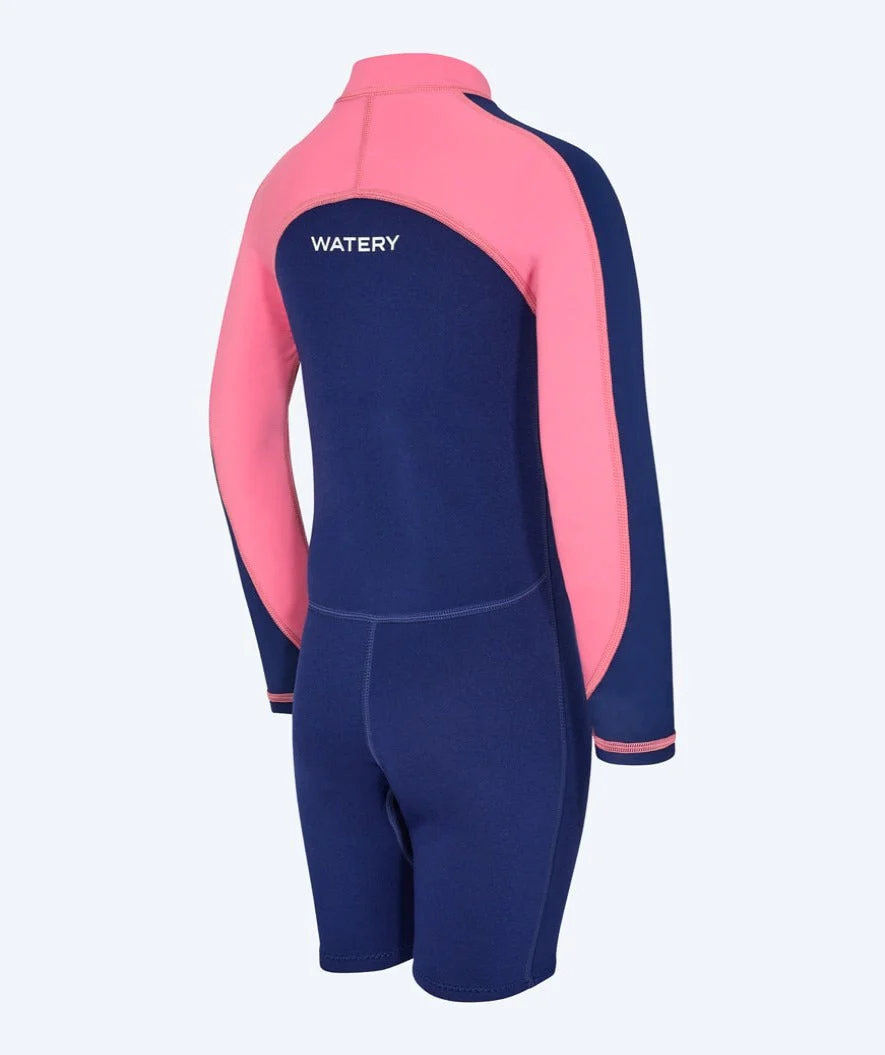 Watery UV wetsuit for kids - Calypso Long Sleeve - Pink - Image 9