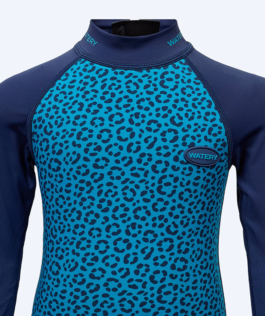 Watery wetsuit for kids - Villa - Atlantic Blue - Image 3