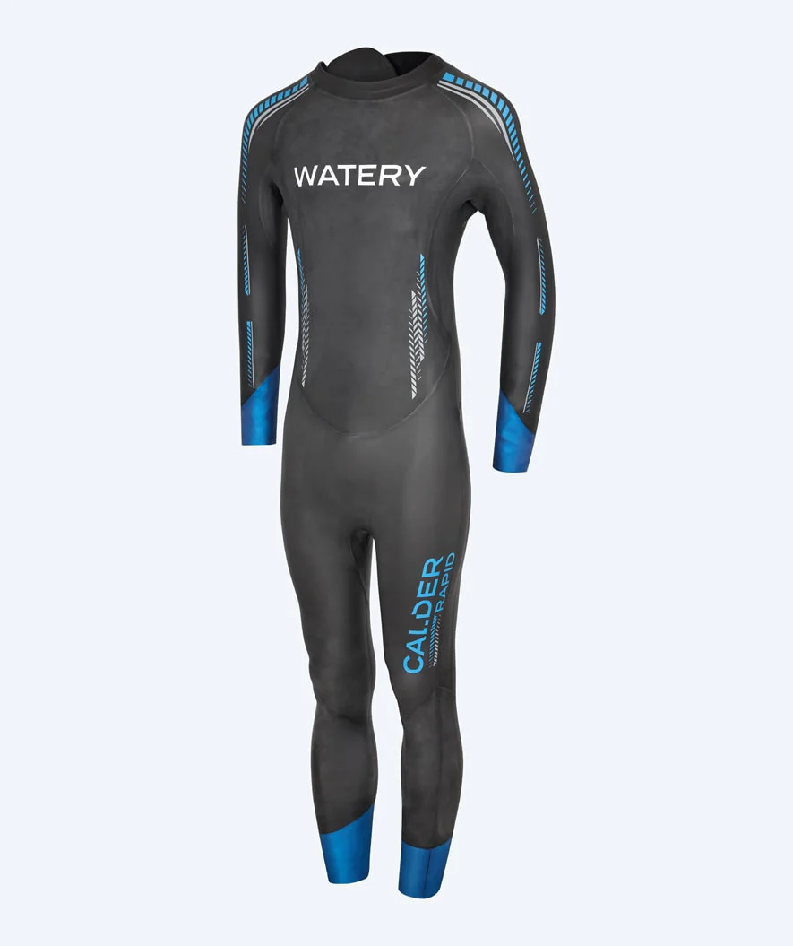 Watery wetsuit for men - Calder Rapid - Black/blue - Image 7