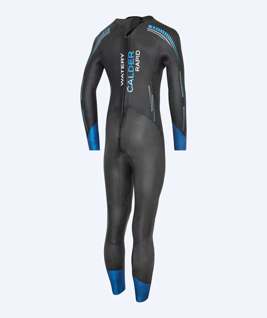 Watery wetsuit for men - Calder Rapid - Black/blue - Image 8