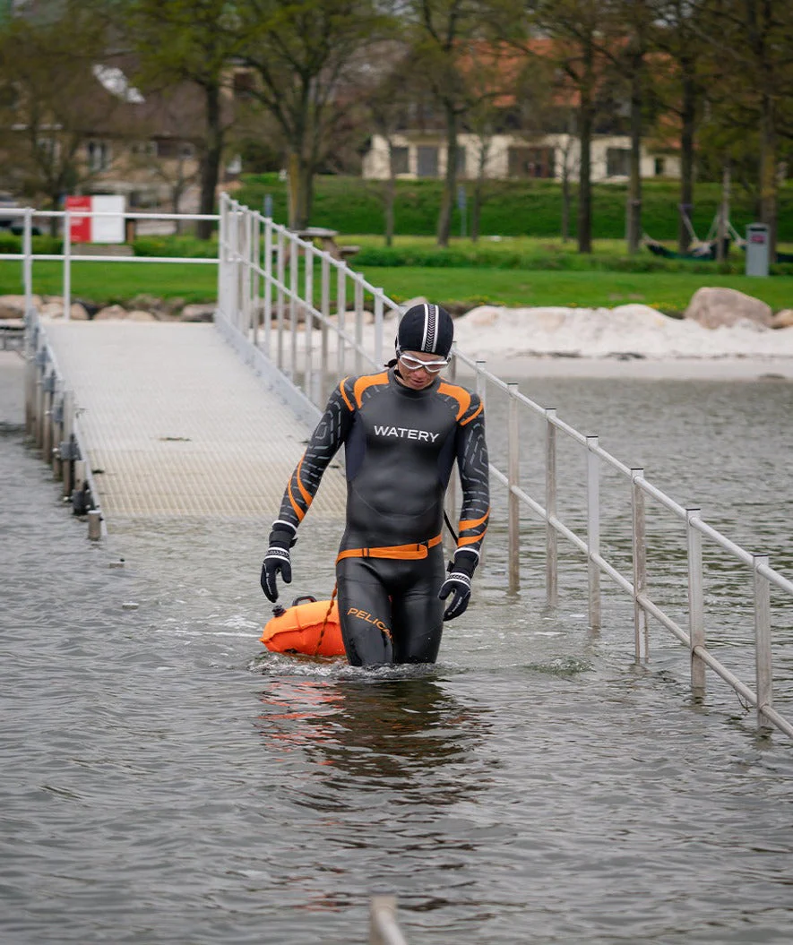 Watery wetsuit for men - Pelican - Orange - Image 5