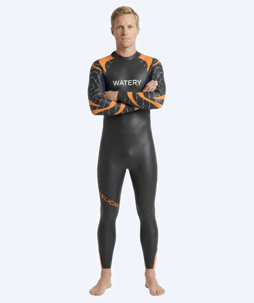 Watery wetsuit for men - Pelican - Orange - Image 7