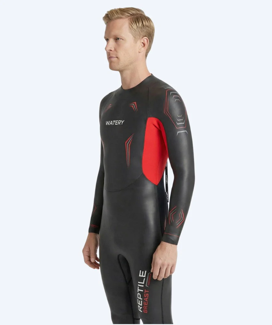 Watery wetsuit for men - Reptile Breast - Orange - Image 8
