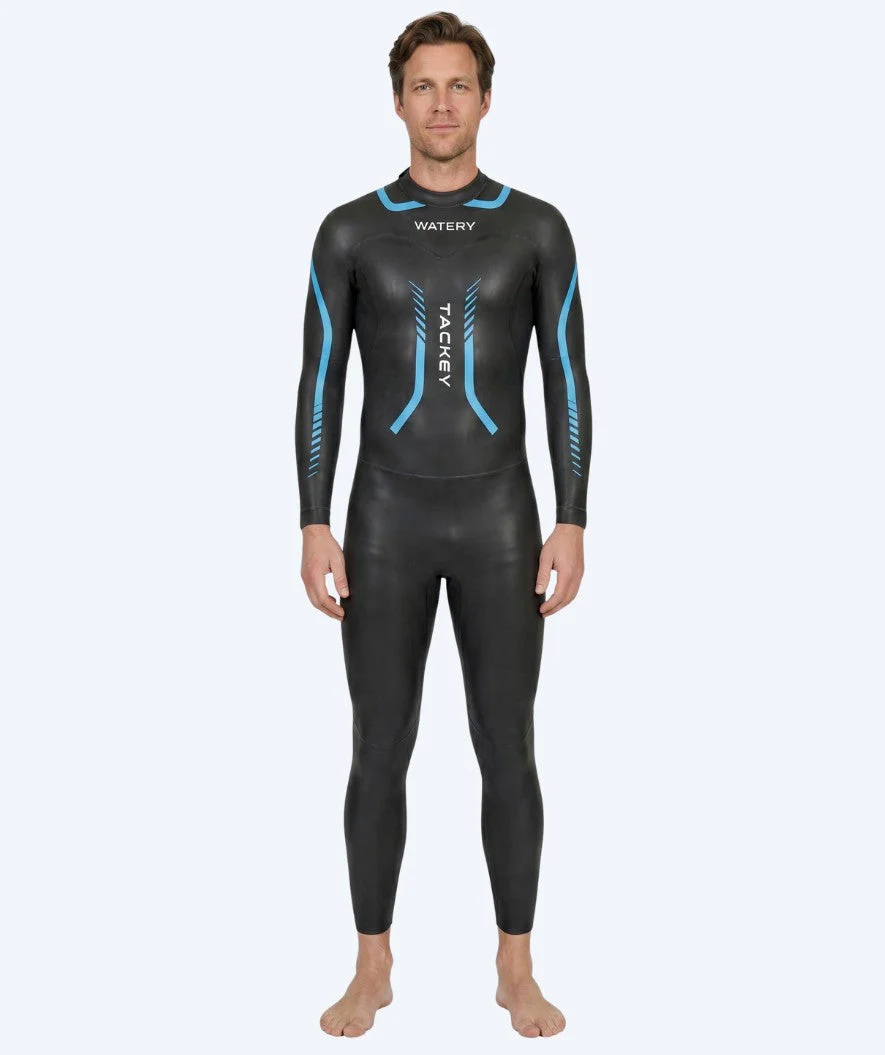 Watery wetsuit for men - Tackey Elite - Black/blue - Image 7