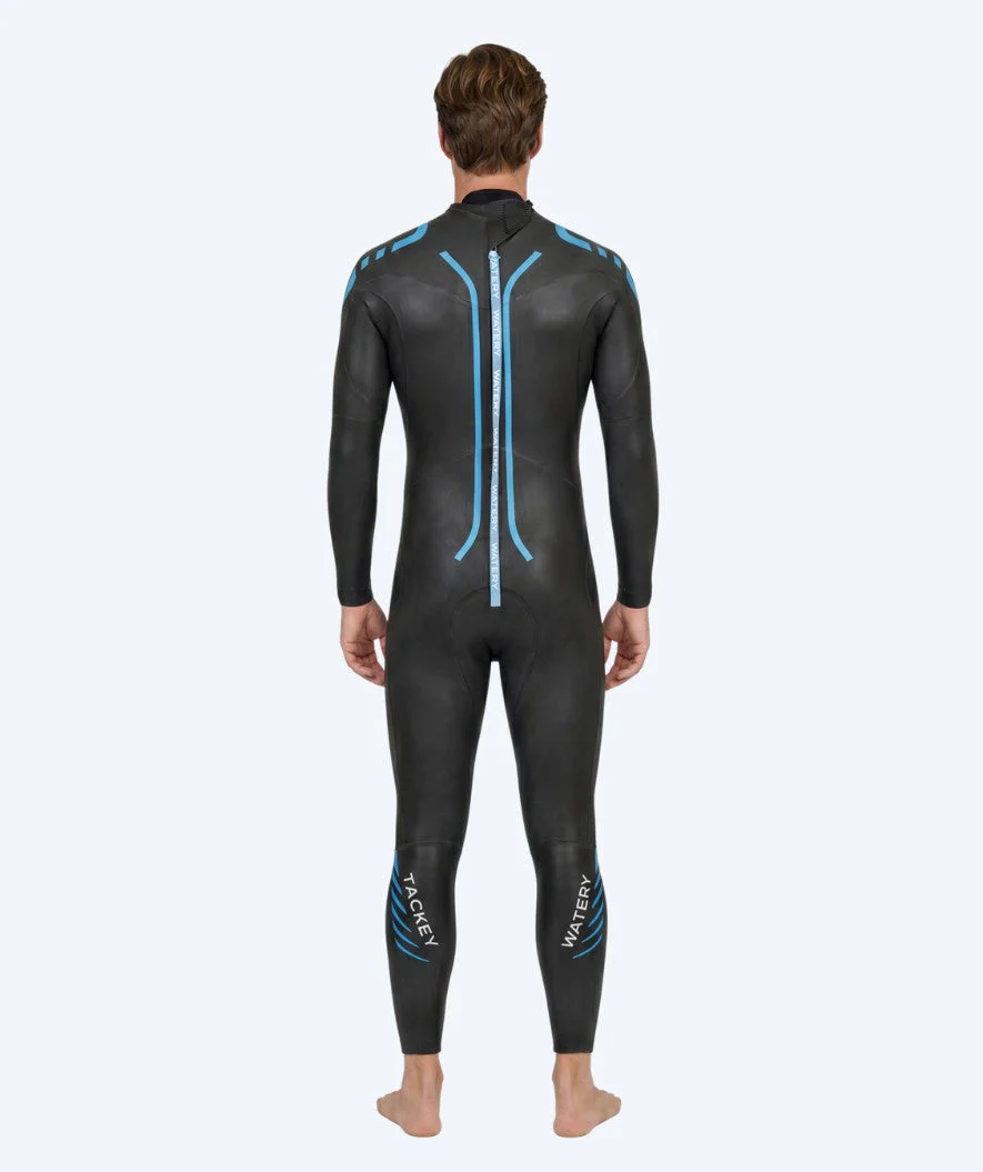 Watery wetsuit for men - Tackey Elite - Black/blue - Image 8