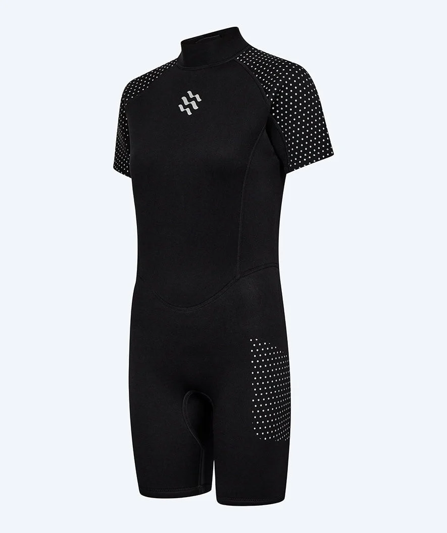 Watery wetsuit for women - Short Sleeve Duncan (3mm) - Black - Image 10