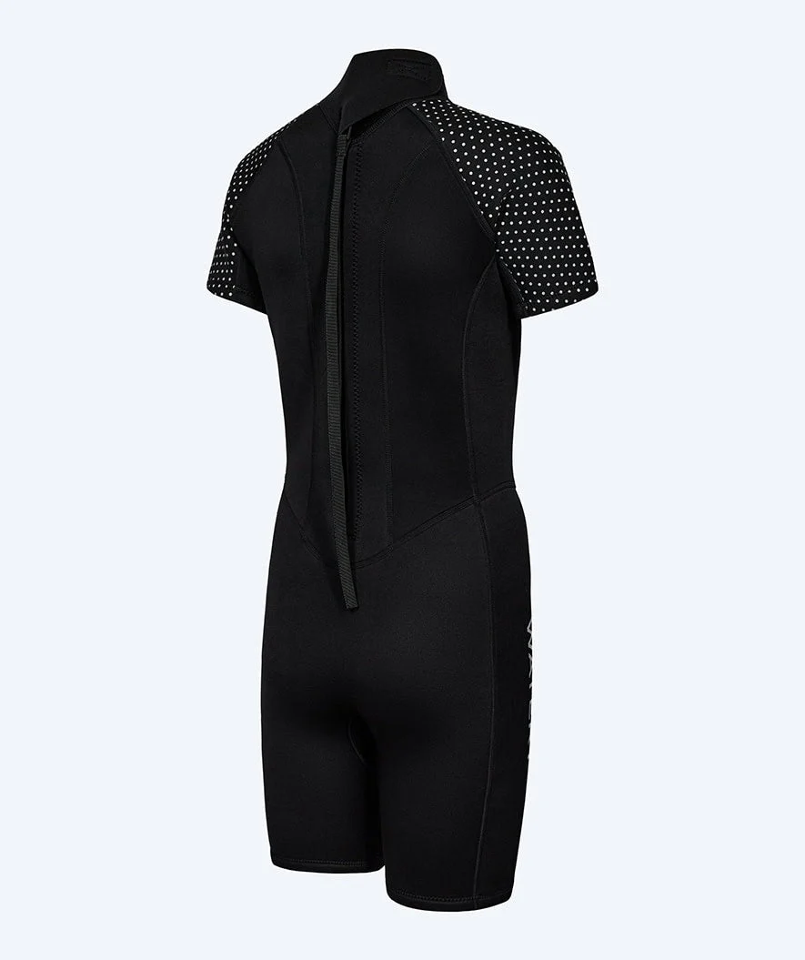 Watery wetsuit for women - Short Sleeve Duncan (3mm) - Black - Image 11