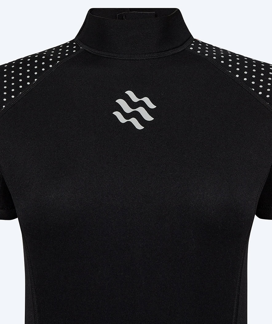 Watery wetsuit for women - Short Sleeve Duncan (3mm) - Black - Image 12