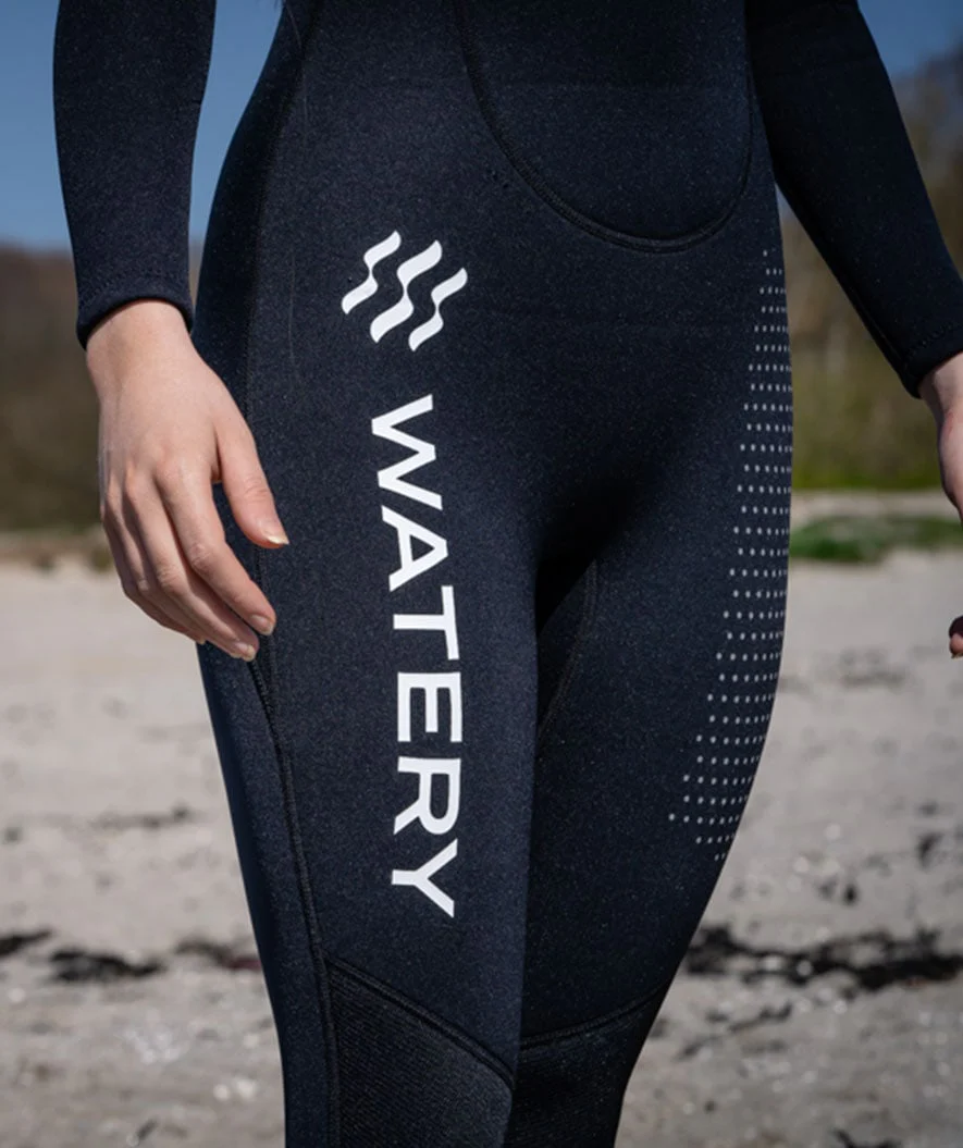 Watery wetsuit for women - Hedgehog (3mm) - Black - Image 21