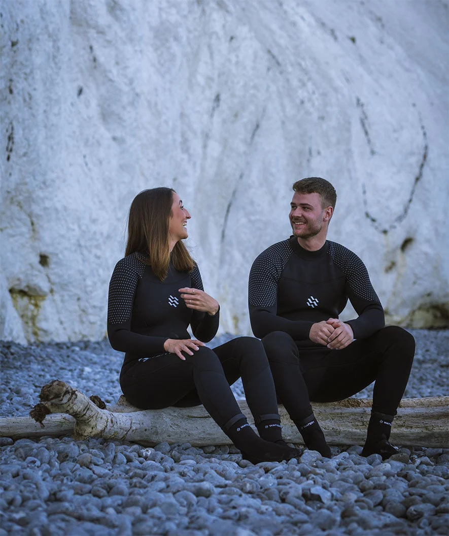 Watery wetsuit for women - Hedgehog (3mm) - Black - Image 29