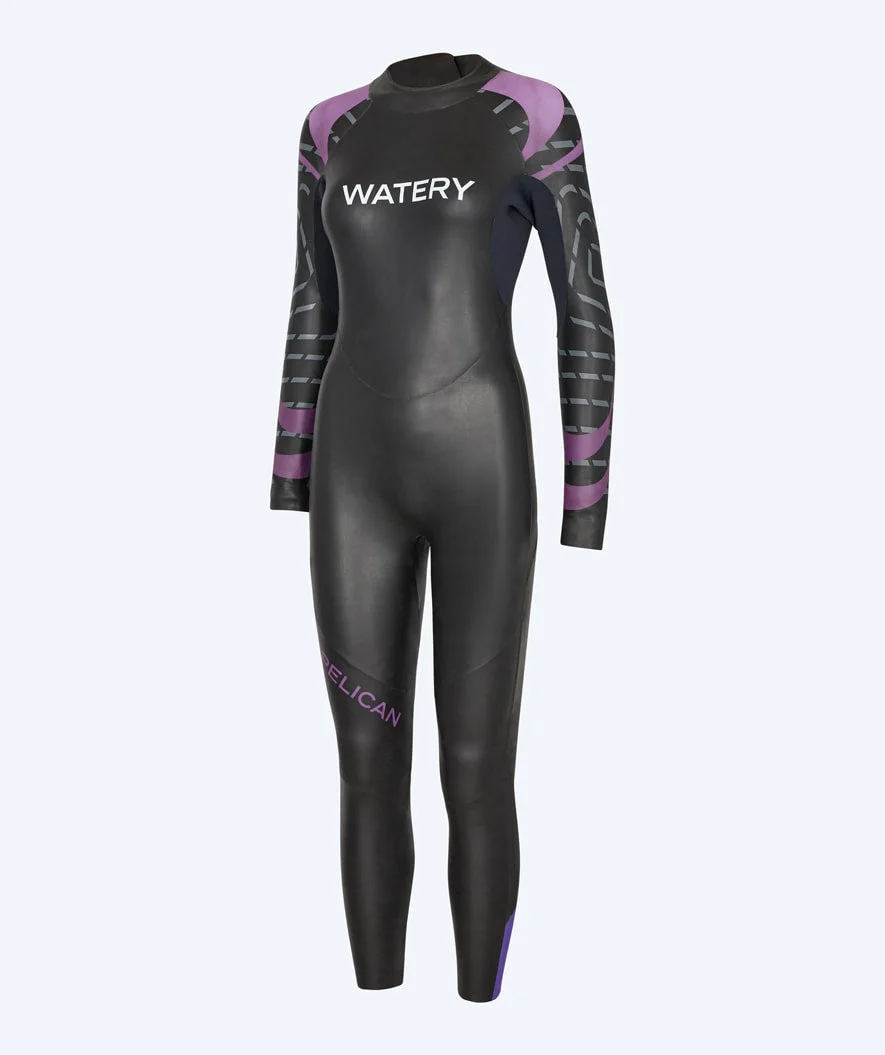 Watery wetsuit for women - Pelican - Purple - Image 2