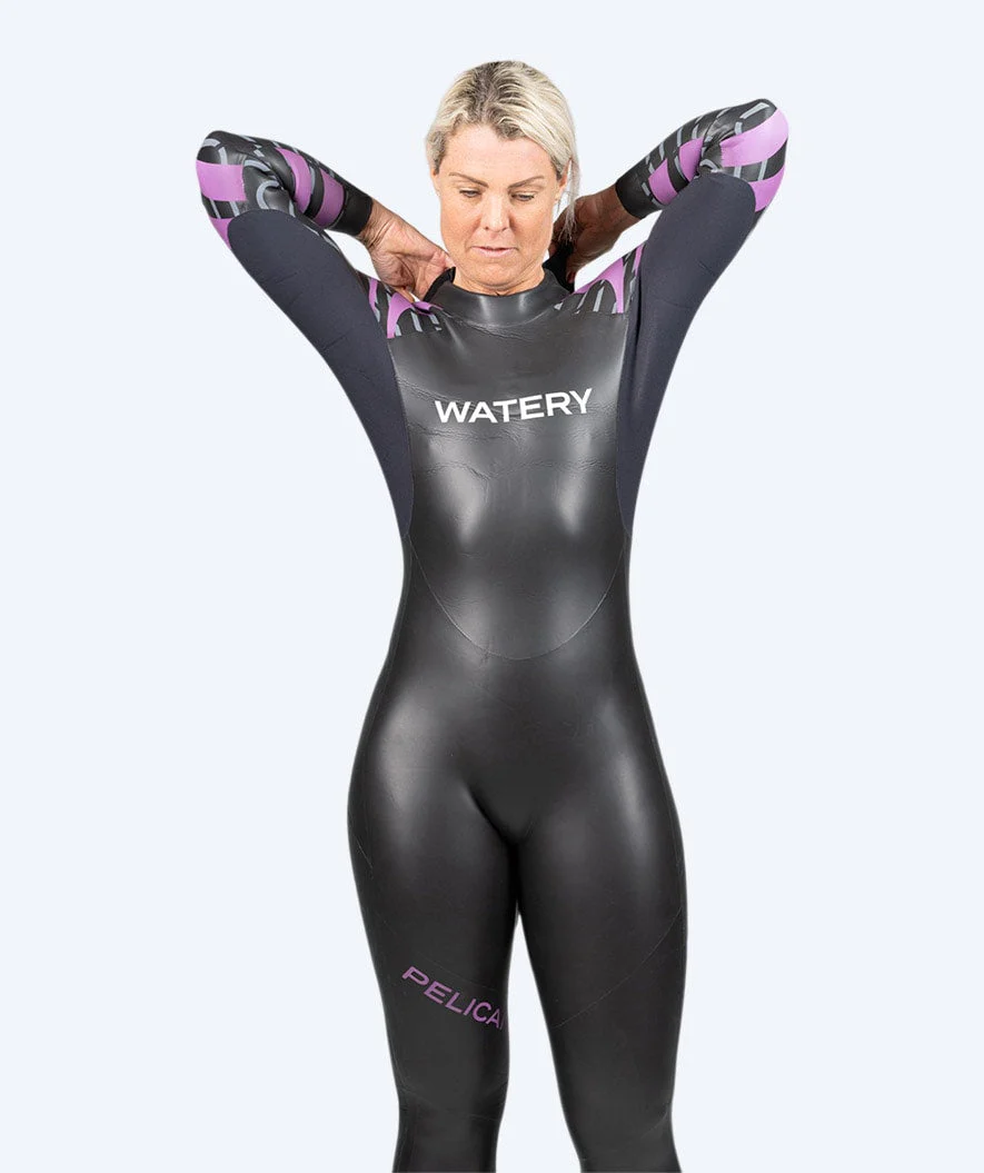 Watery wetsuit for women - Pelican - Purple - Image 20