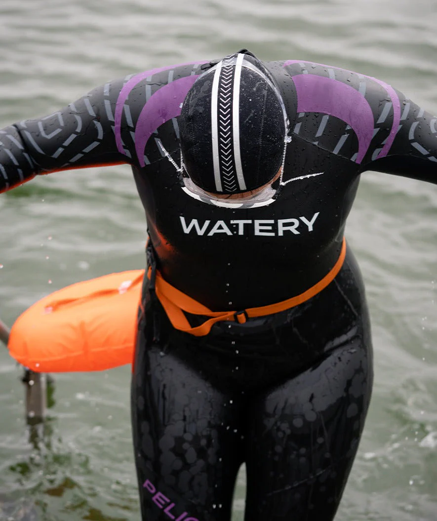 Watery wetsuit for women - Pelican - Purple - Image 4
