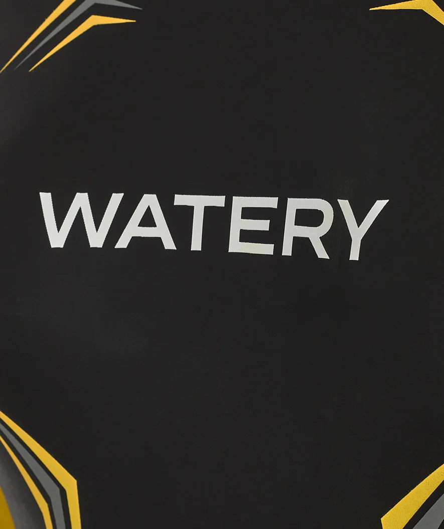 Watery wetsuit for women - Reptile Breast - Yellow - Image 14