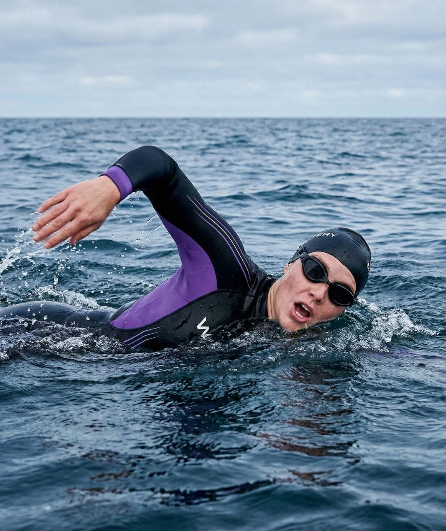 Watery wetsuit for women - Reptile Core - Black/purple - Image 6