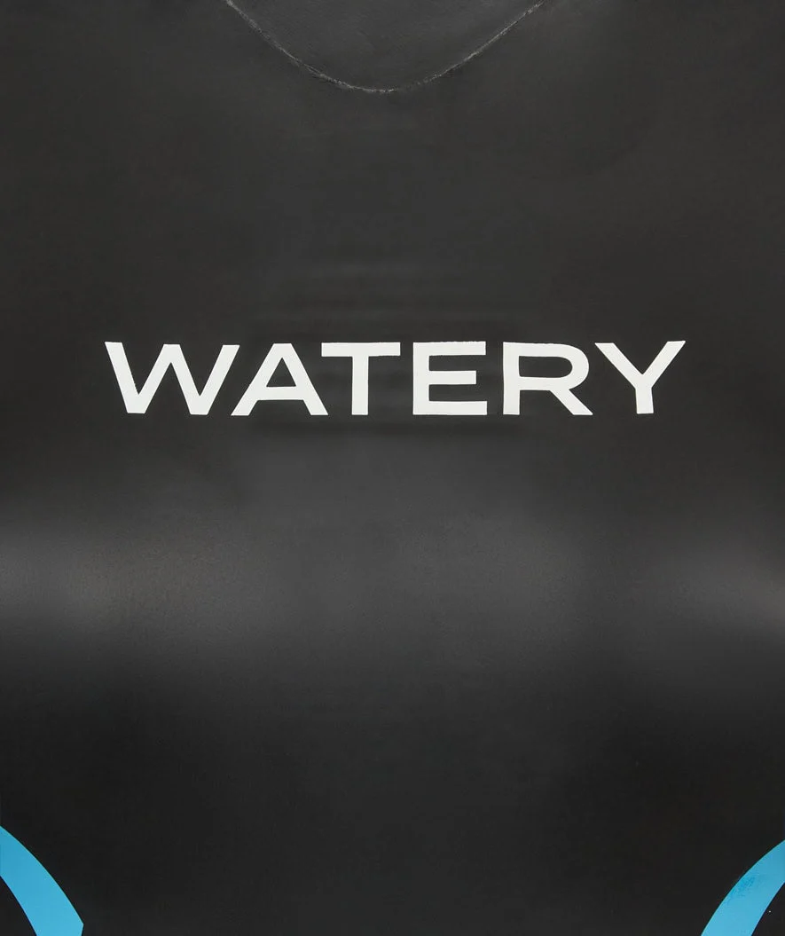 Watery wetsuit for women - Salmon Glide - Black/blue - Image 14
