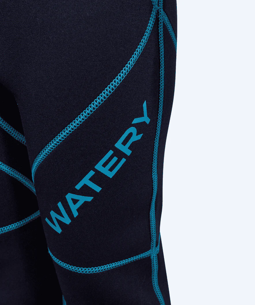 Watery wetsuit for kids - Electra (2.2mm) - Dark blue/light blue - Image 8