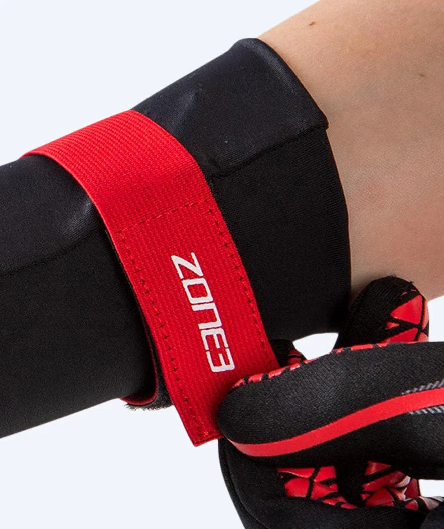 ZONE3 neoprene gloves - (2mm) - Black/silver - Image 2